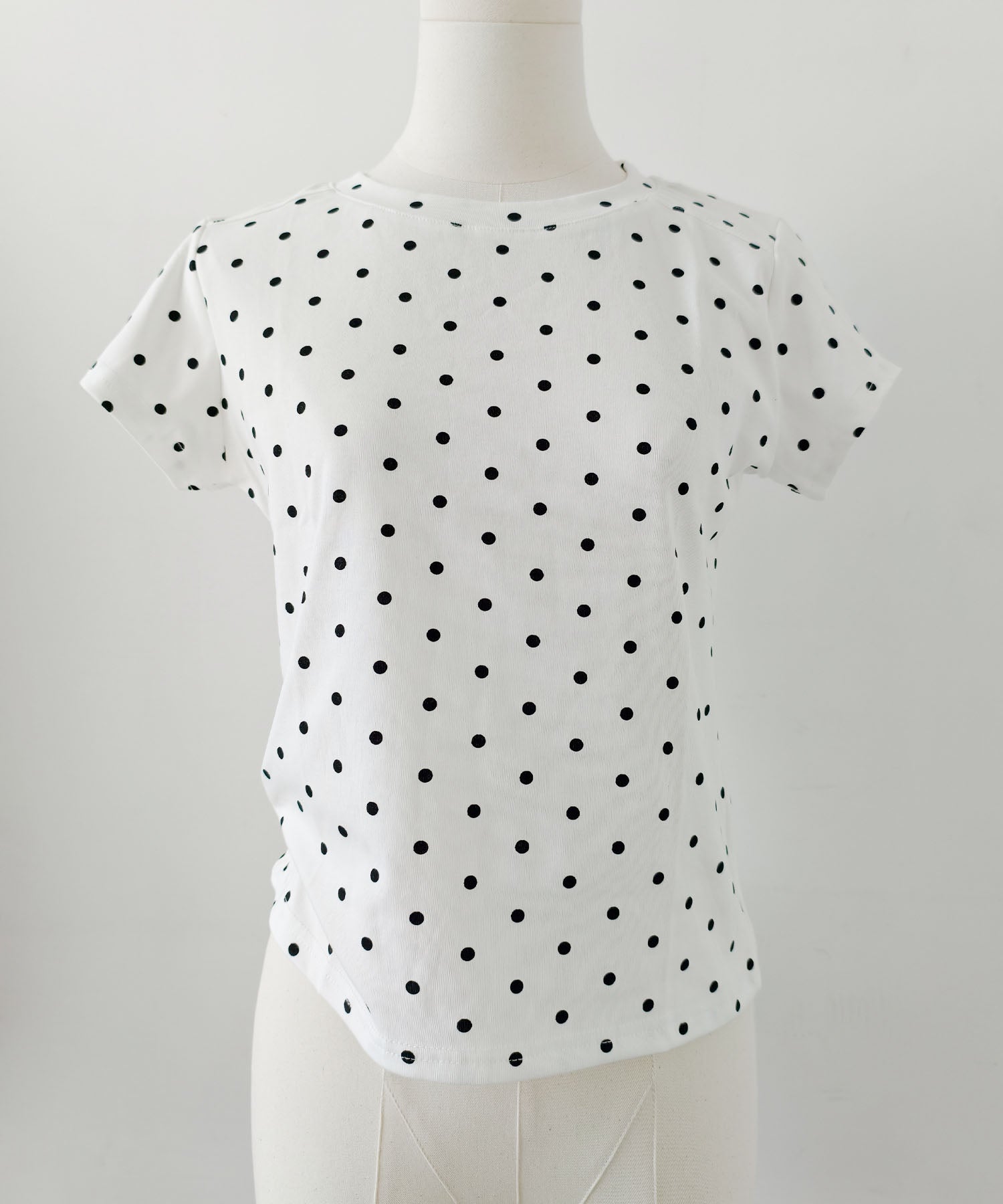 aimoha/ドット柄半袖Tシャツ