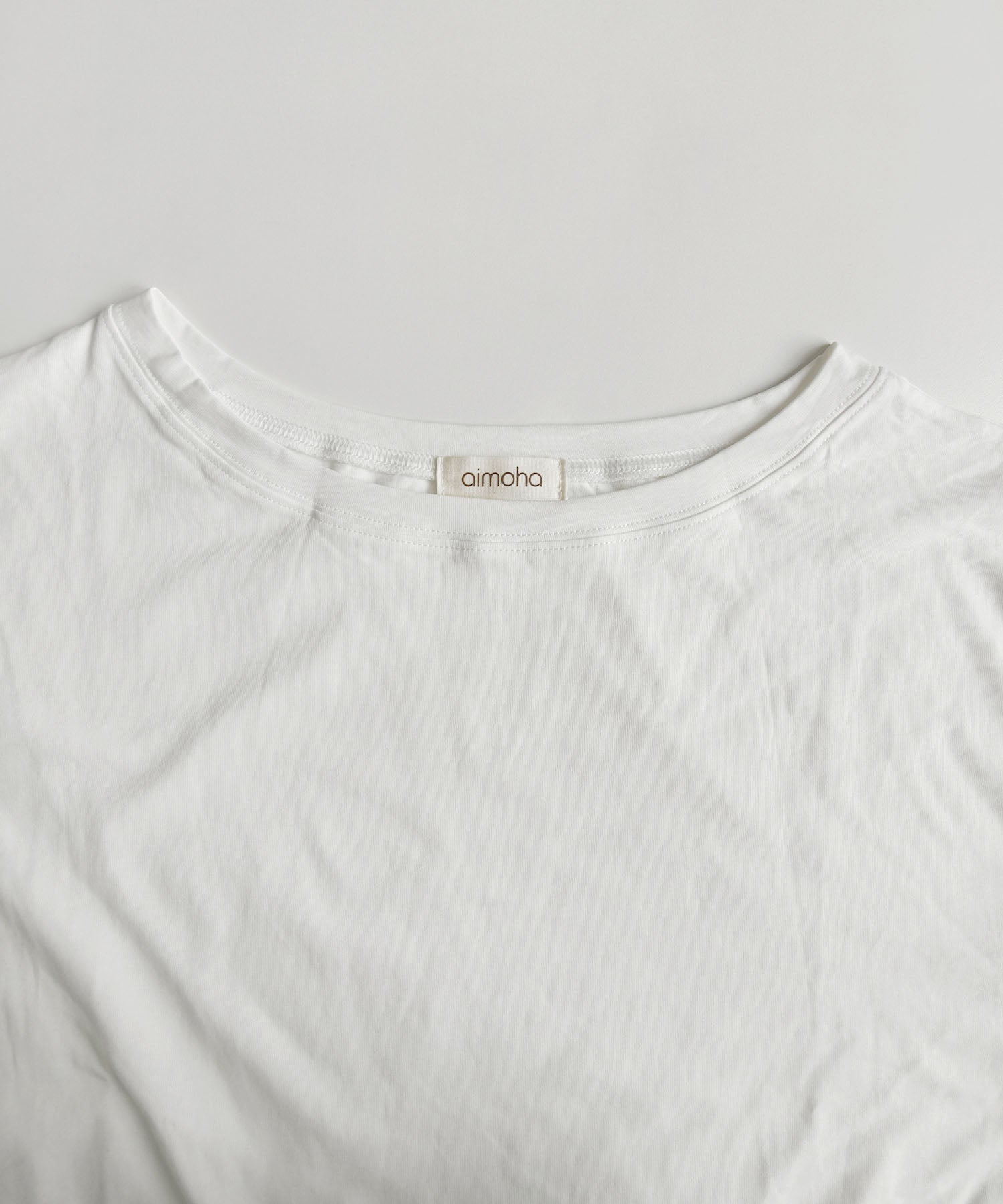 aimoha/ワンショルダー風ビッグTシャツ