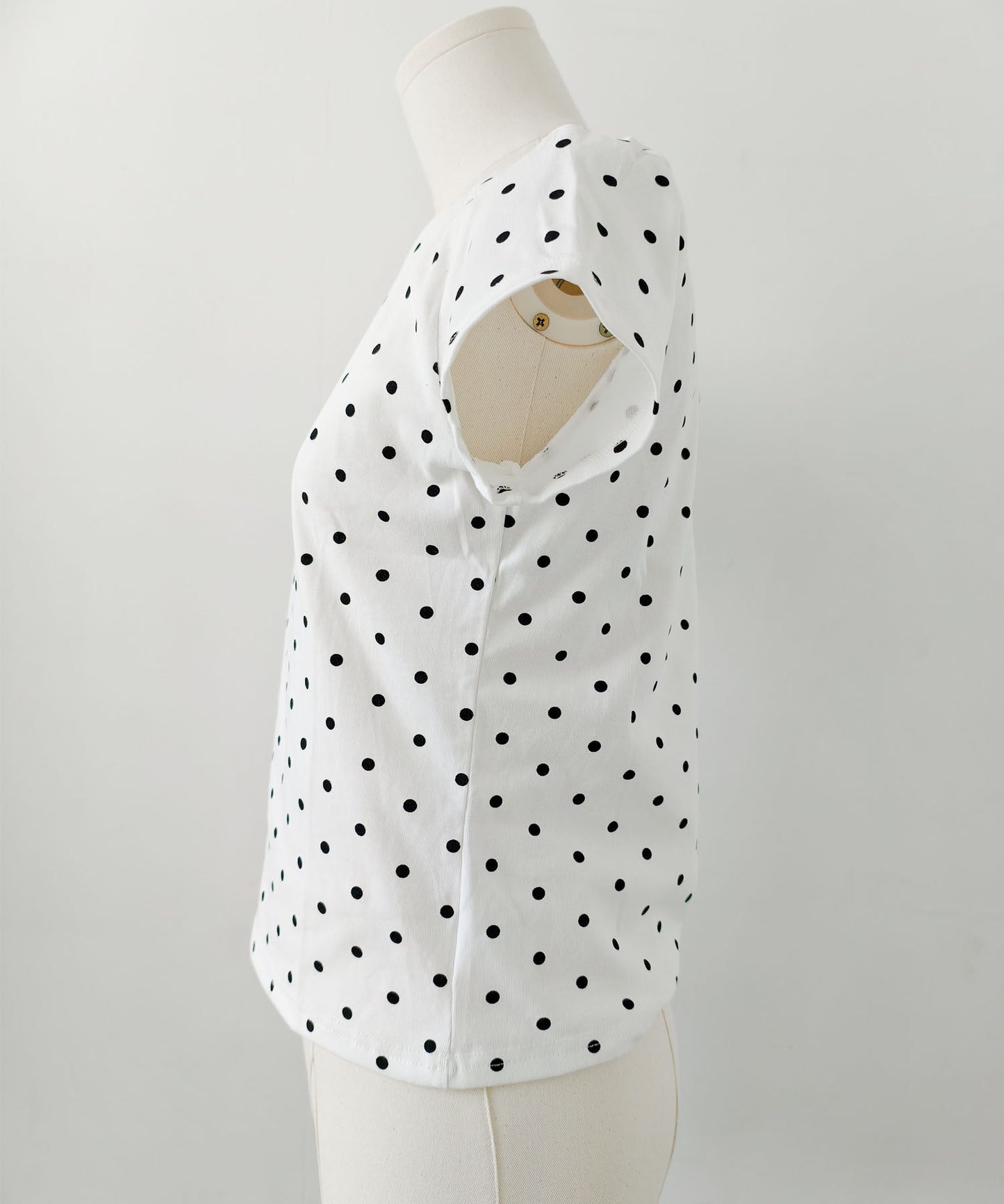aimoha/ドット柄半袖Tシャツ