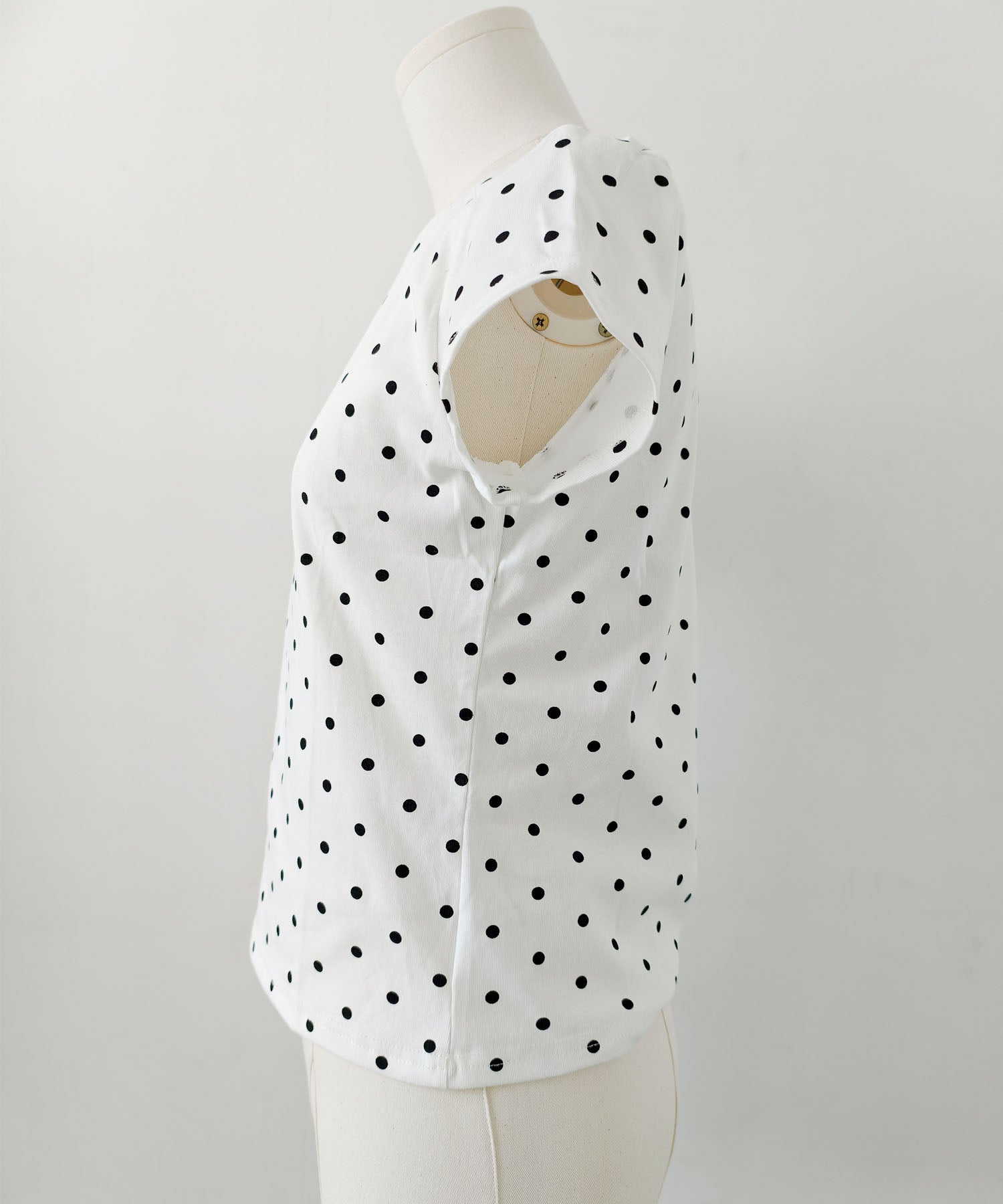 aimoha/ドット柄半袖Tシャツ