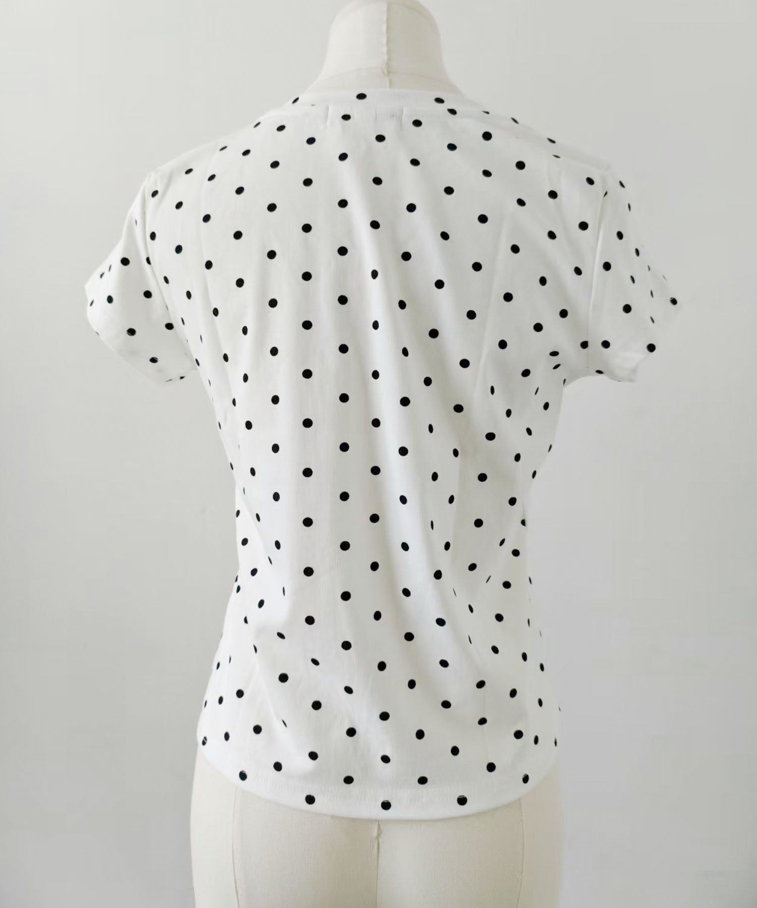 aimoha/ドット柄半袖Tシャツ