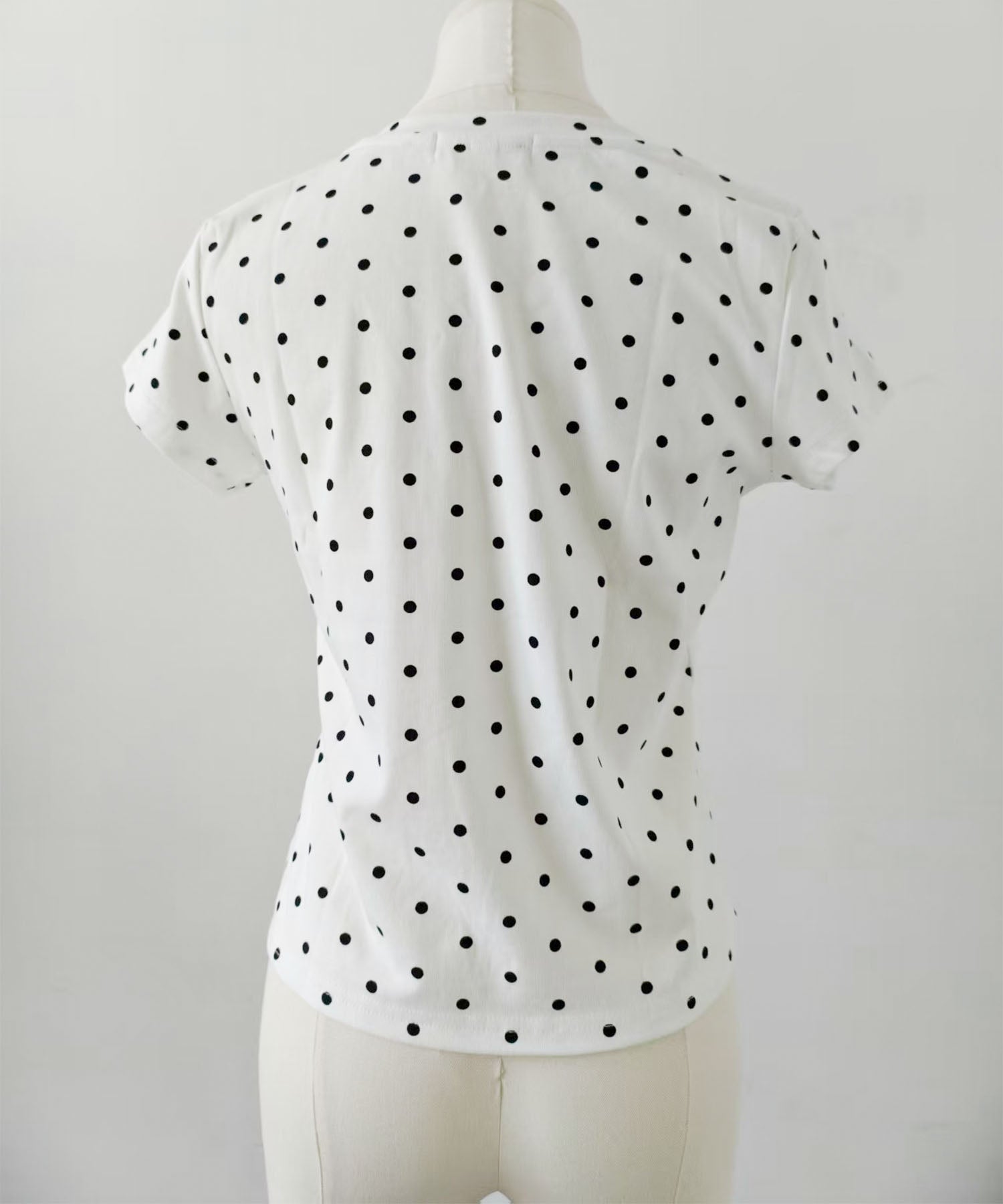 aimoha/ドット柄半袖Tシャツ