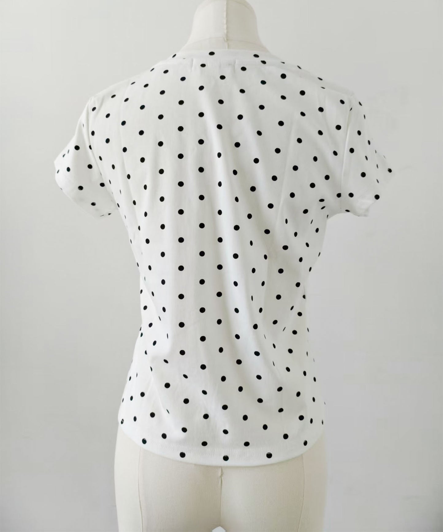 aimoha/ドット柄半袖Tシャツ