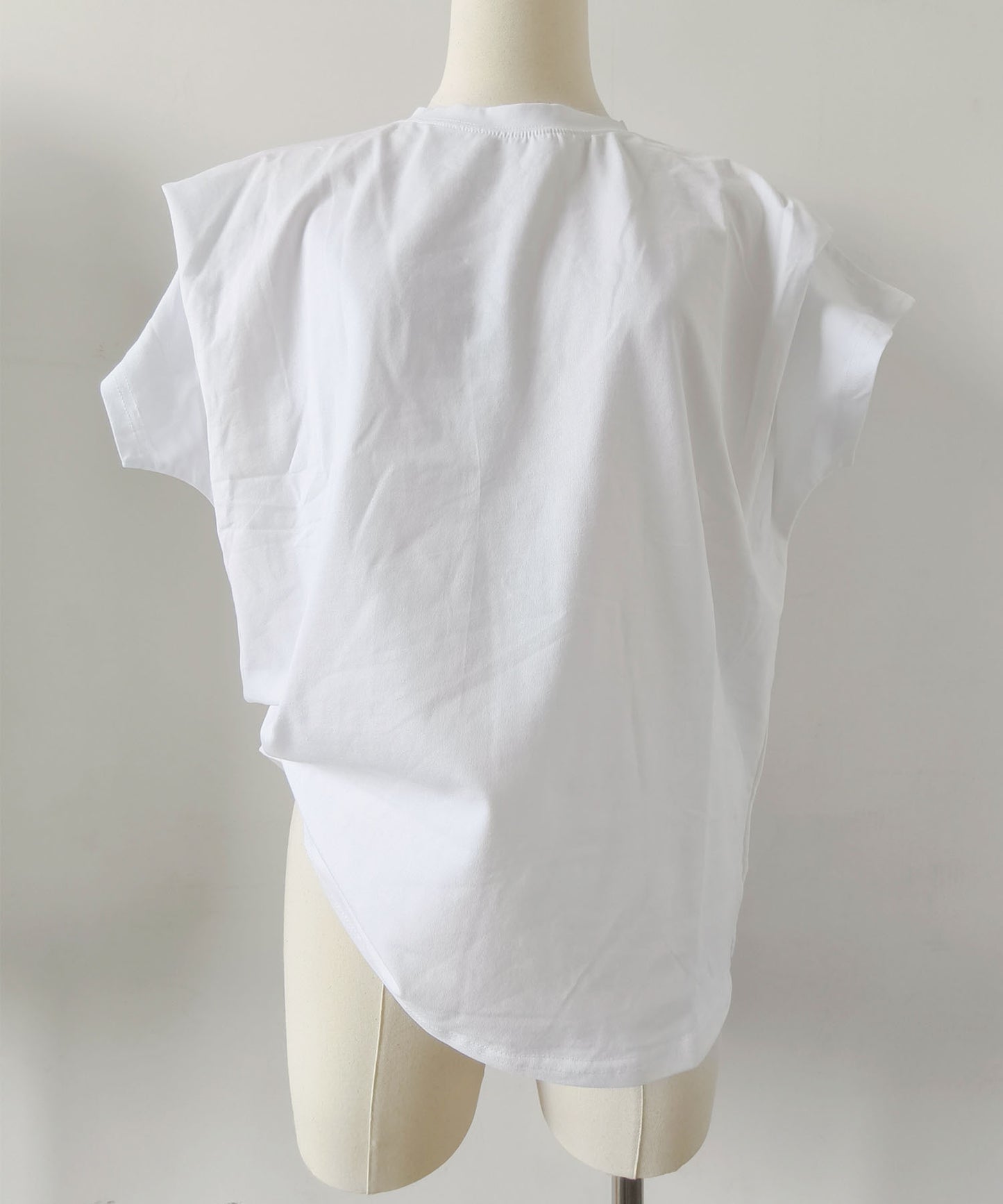 aimoha/ショルダータック半袖Tシャツ プルオーバー