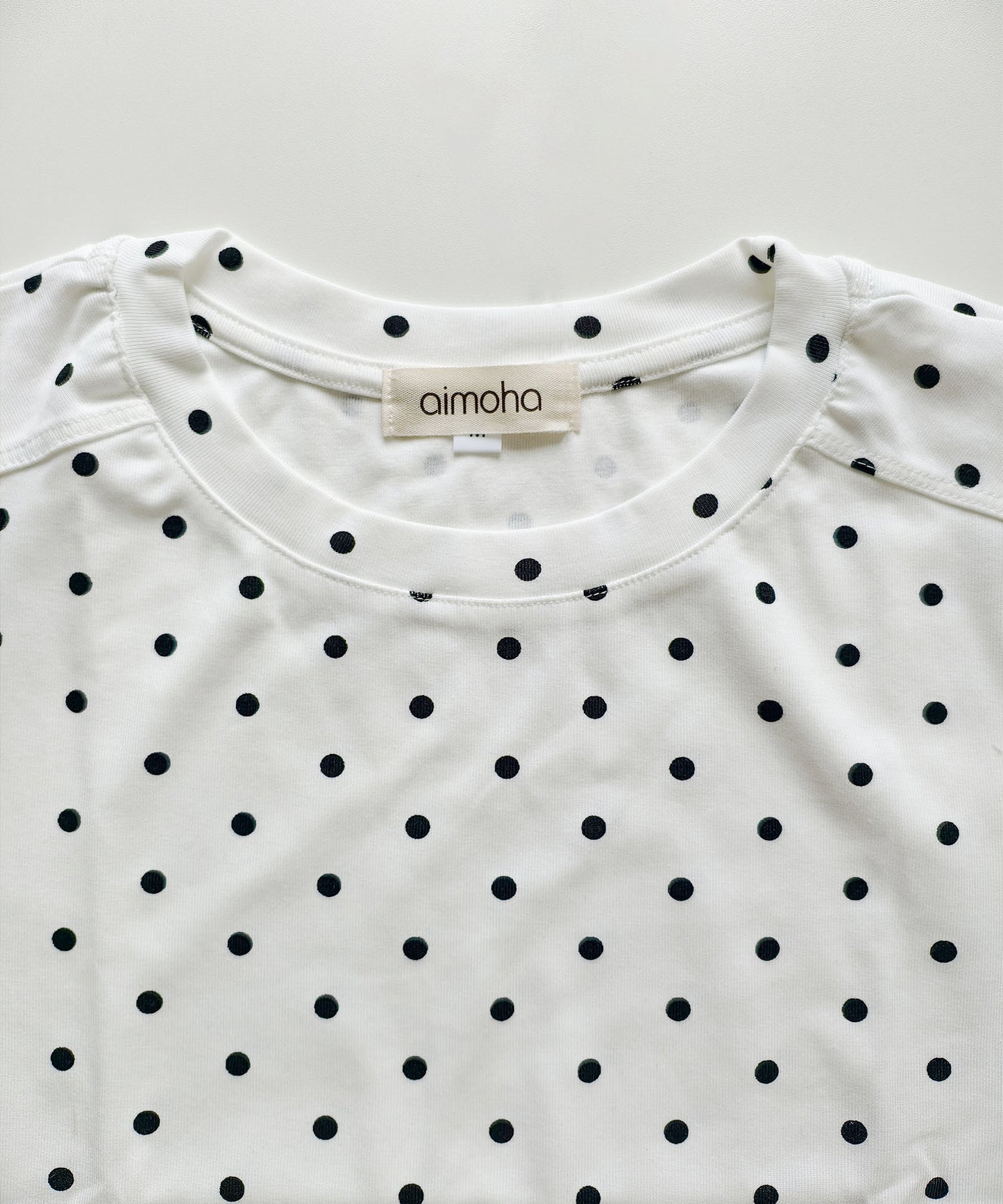 aimoha/ドット柄半袖Tシャツ