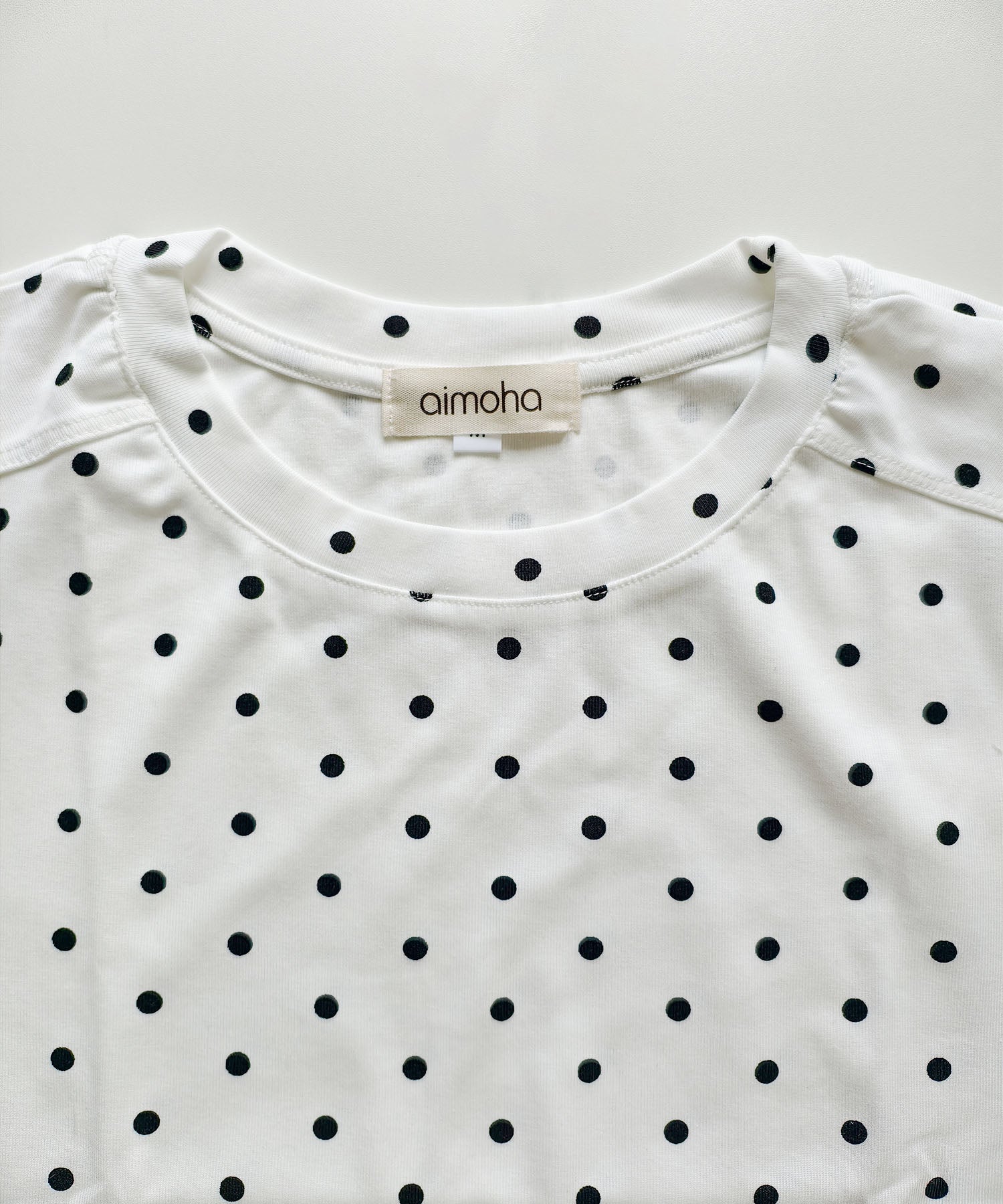 aimoha/ドット柄半袖Tシャツ