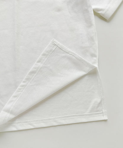 aimoha/英字刺繍ロゴTシャツ