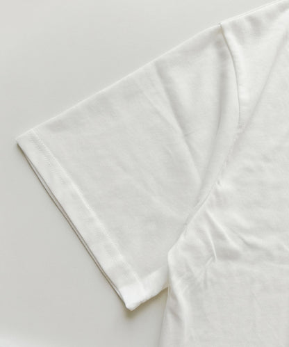 aimoha/英字刺繍ロゴTシャツ