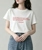 aimoha/ミニメッセージロゴTシャツ