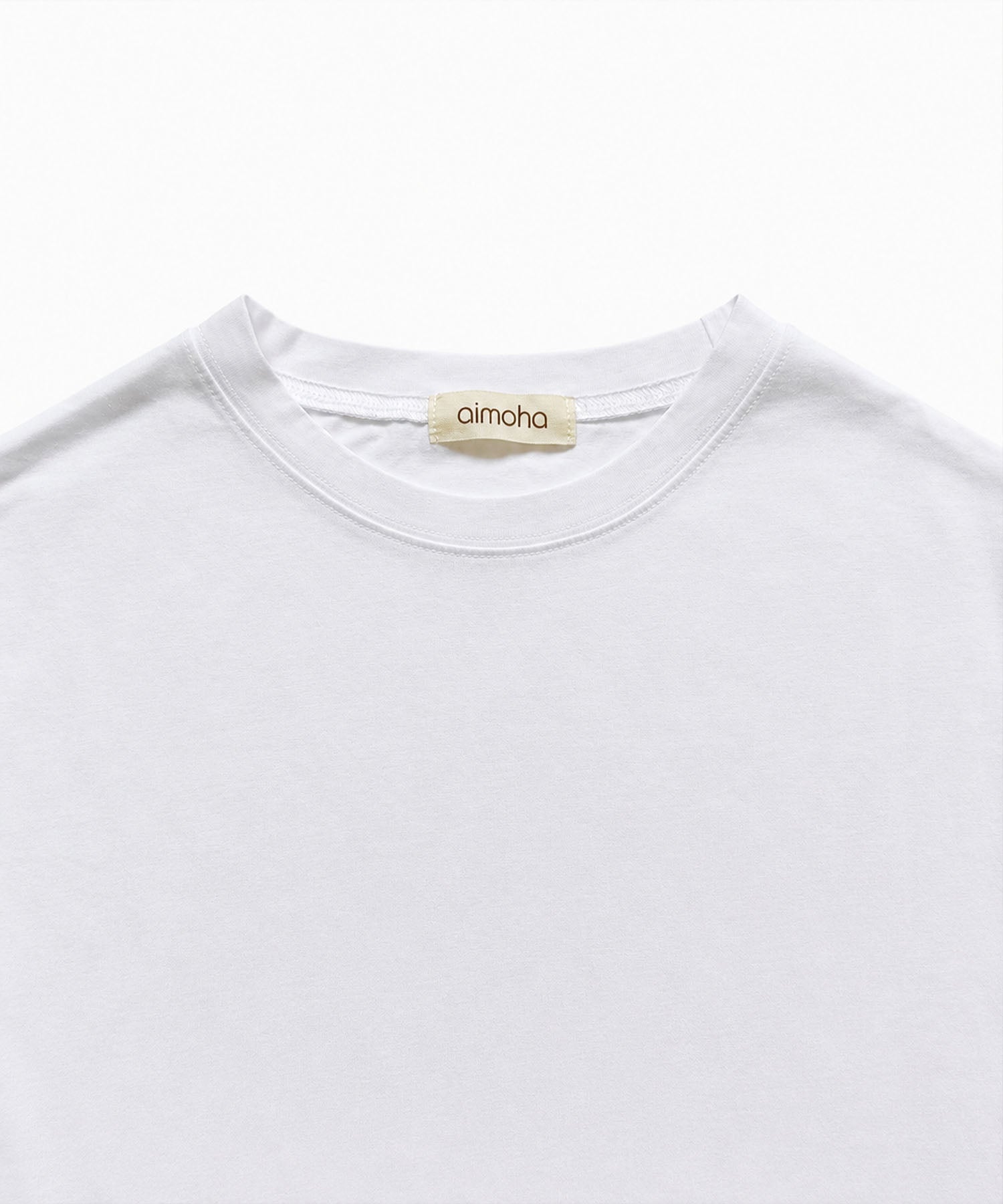 aimoha/ショルダータック半袖Tシャツ プルオーバー
