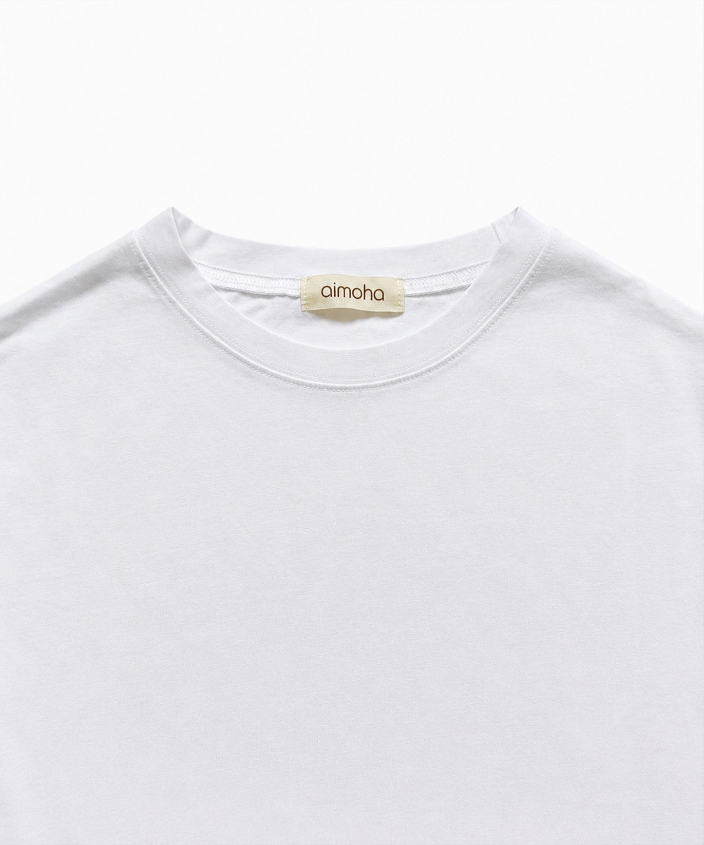 aimoha/ショルダータック半袖Tシャツ プルオーバー