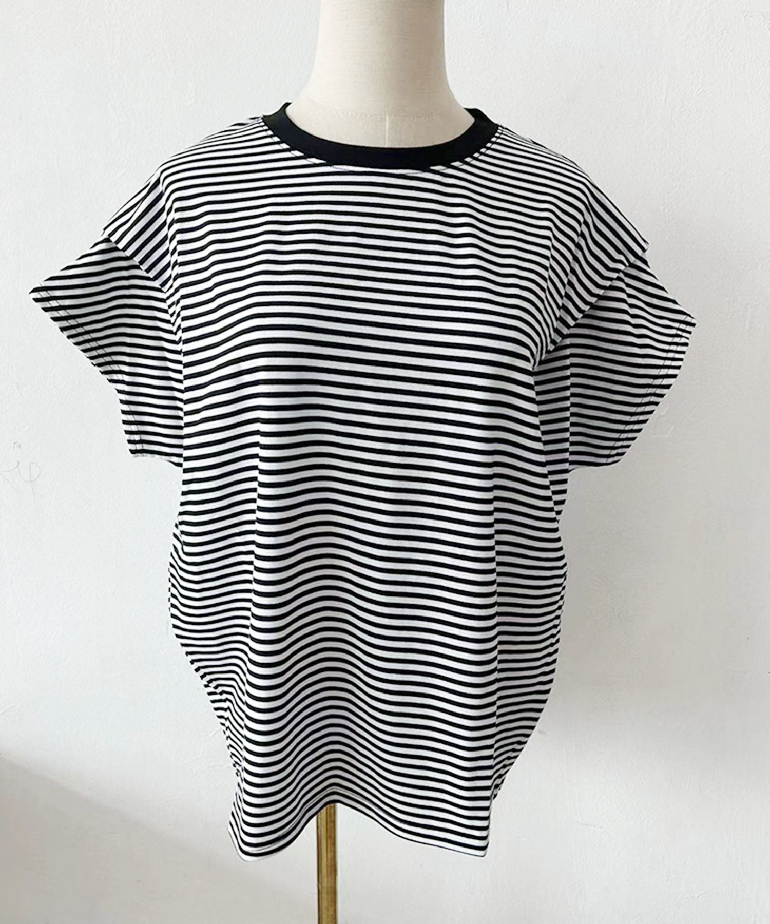 aimoha/ショルダータック半袖Tシャツ プルオーバー