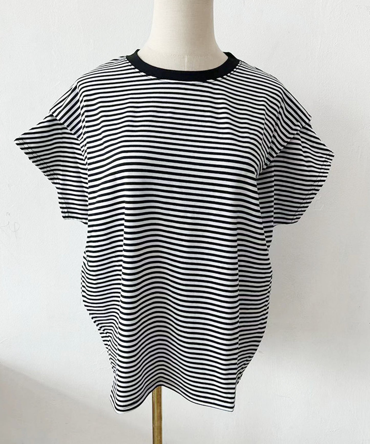 aimoha/ショルダータック半袖Tシャツ プルオーバー