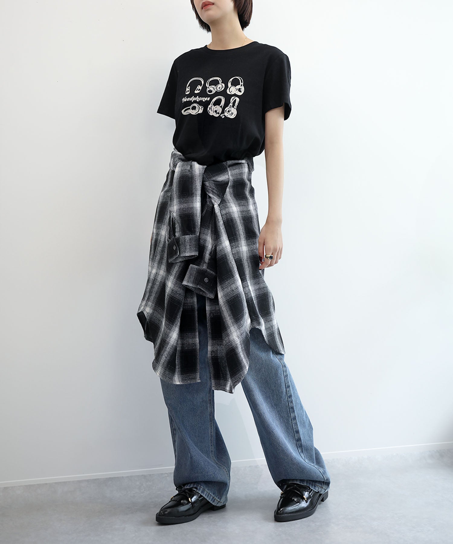 チェックBIGシャツ