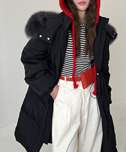 ふわふわフォックスファーフードロングダウン