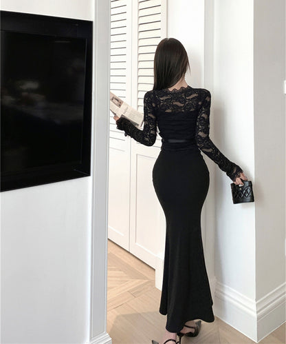 【Jasmine】シアーレーストップス＋スウェットキャミワンピース