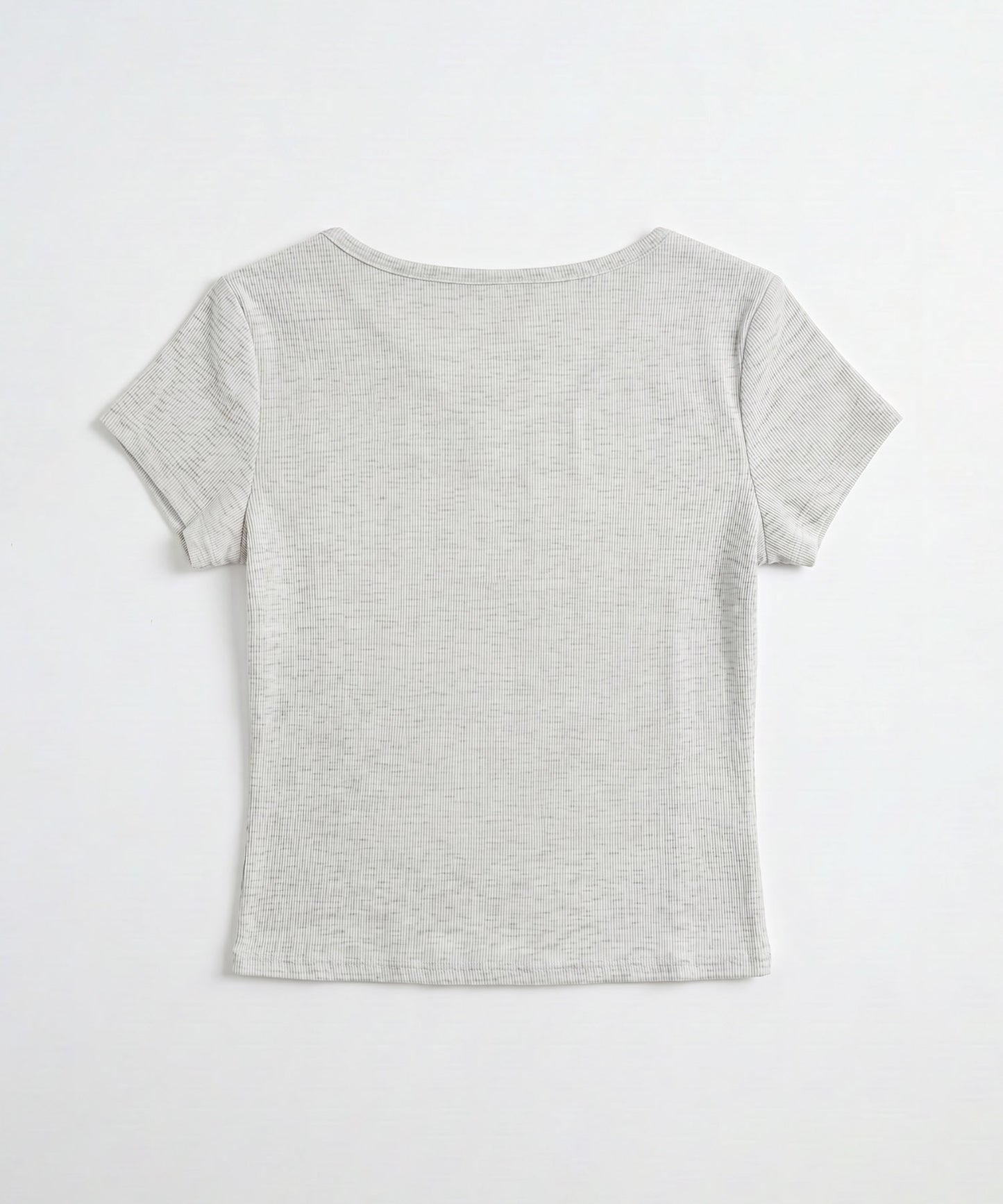 HOOK for girls 胸元デザイン × ハートスタッズプリント　クロップド 半袖 Tシャツ