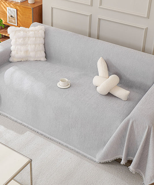 マルチカバーフリンジ付き大判ブランケット