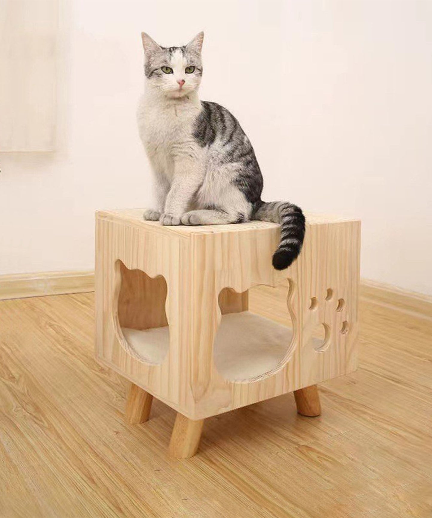 天然木キャットハウス