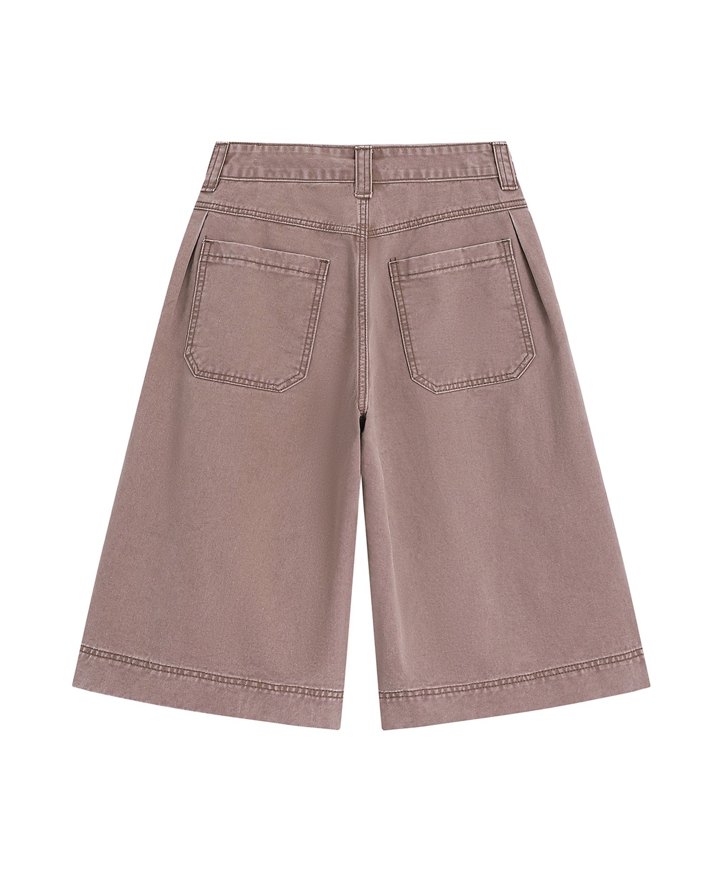 HOOK ピグメント ウォッシュタックワイドハーフパンツ (SS)