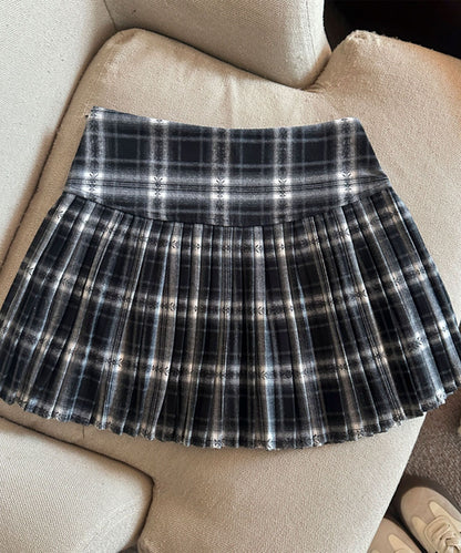 HOOK for girls　チェック柄 プリーツ ミニスカート