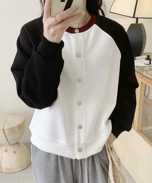 ラグランスリーブボタンカーディガン