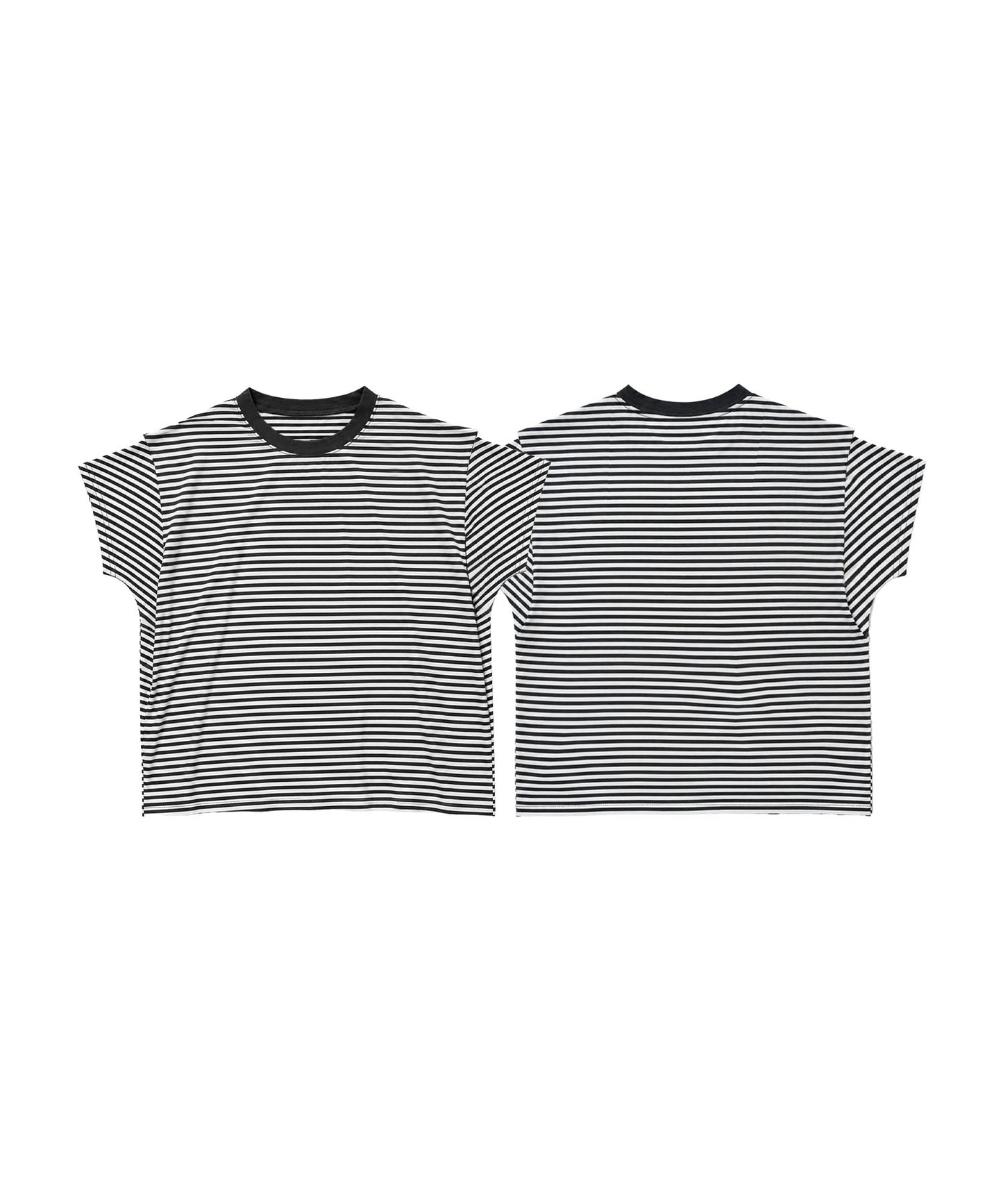 aimoha/ショルダータック半袖Tシャツ プルオーバー