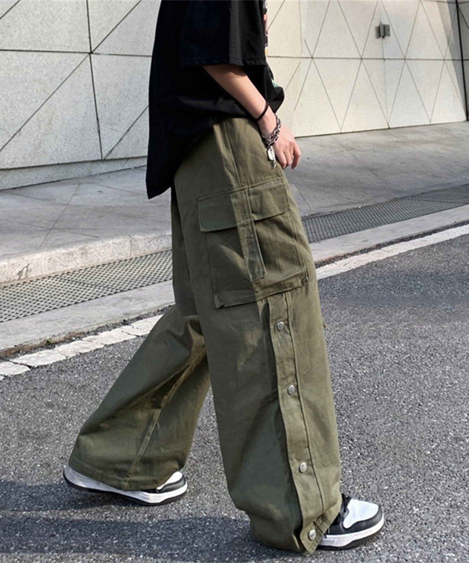 genxder】ユニセックスコットンカーゴパンツ – 《公式》moremore