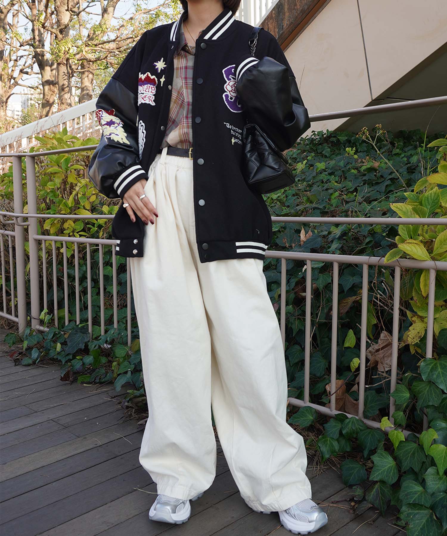 HOOK -original-　サガラ刺繍ワッペンスタジャン