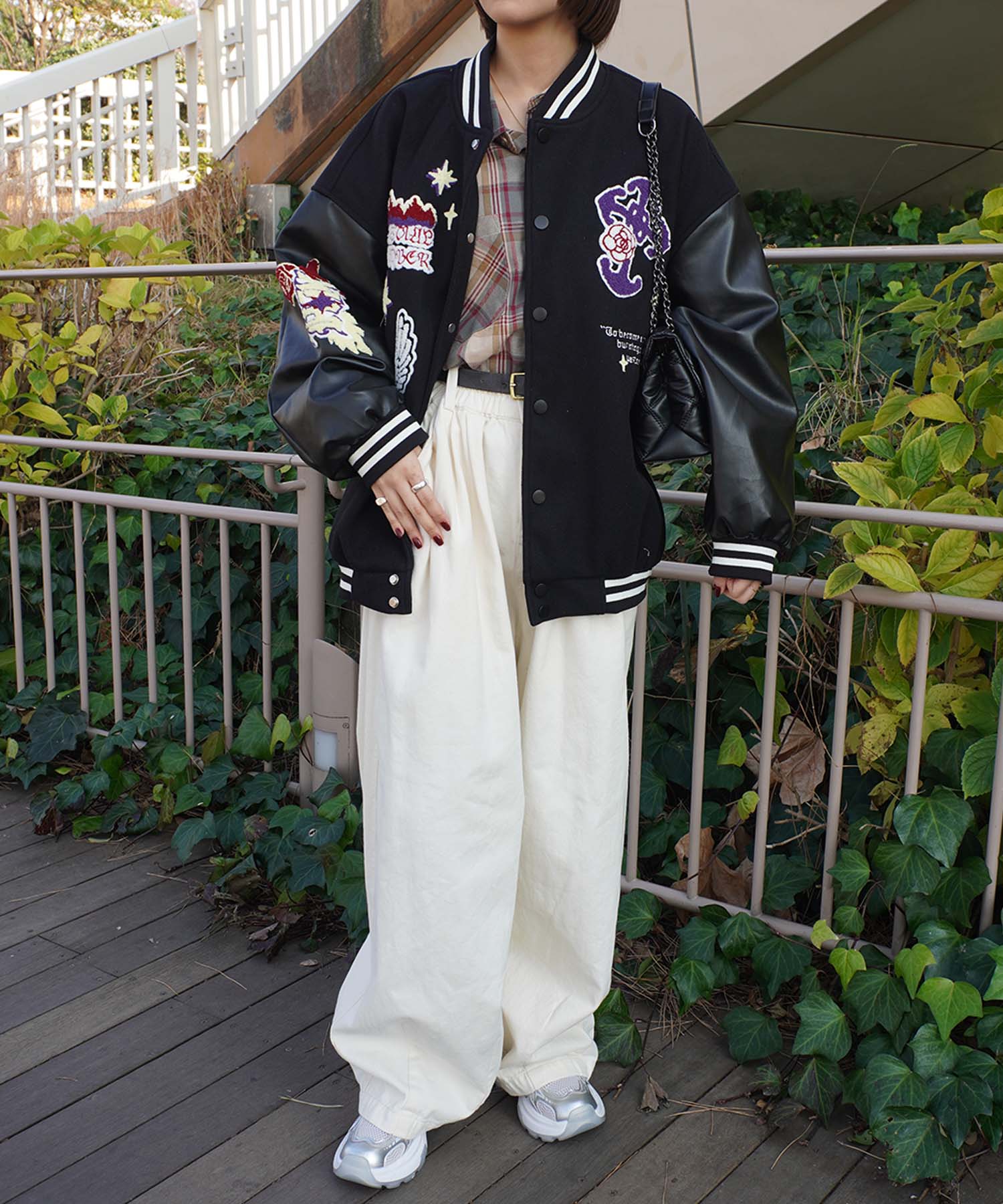 HOOK -original-　サガラ刺繍ワッペンスタジャン