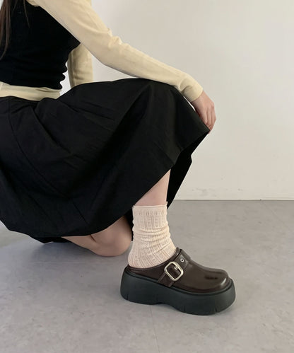 aimoha/厚底バックルデザインサボ