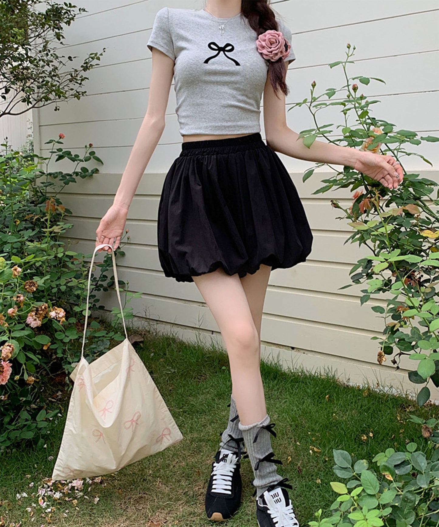 【Jasmine】バルーンシルエットショートパンツ