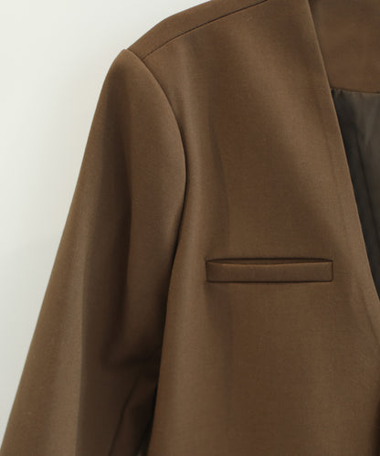 【DECADE CLASSIC】ノーカラー ジャケット