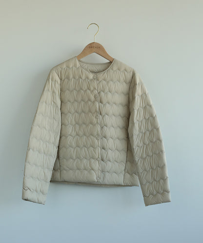 【DECADE】ラウンドネックダウンジャケット