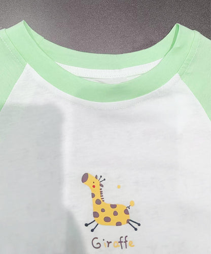 【aimoha KIDS】カジュアルプリントTシャツ-蝶- (SS)