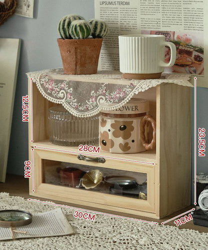 ナチュラルウッドミニキャビネット