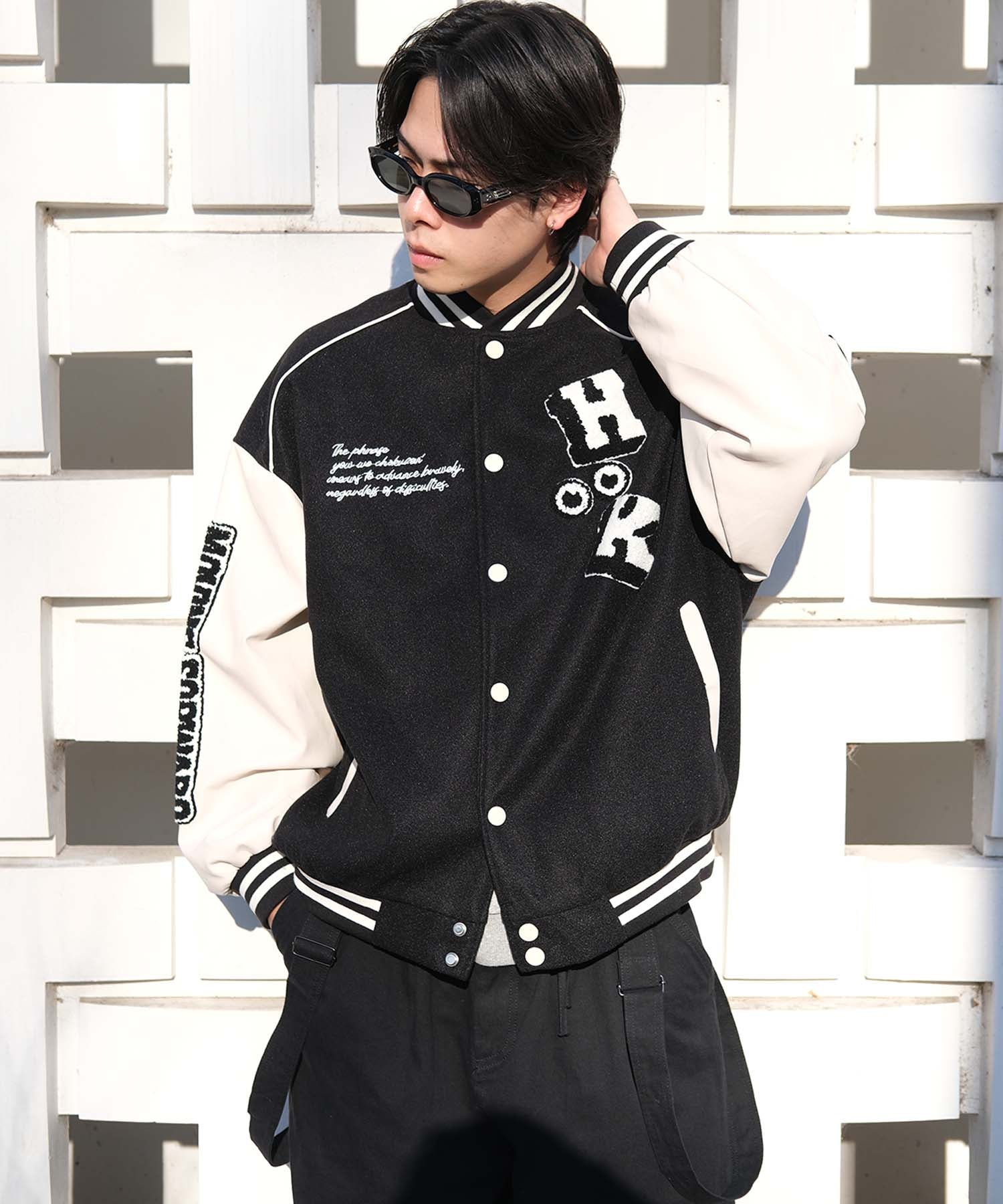 HOOK -original-　サガラ刺繍ワッペンスタジャン