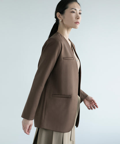 【DECADE CLASSIC】ノーカラー ジャケット