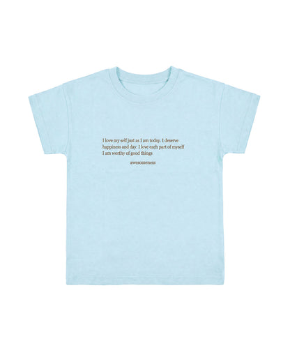 aimoha/ミニメッセージロゴTシャツ