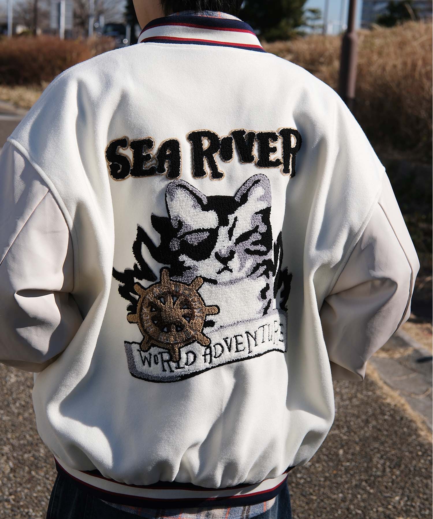 HOOK -original-　サガラ刺繍ワッペンスタジャン