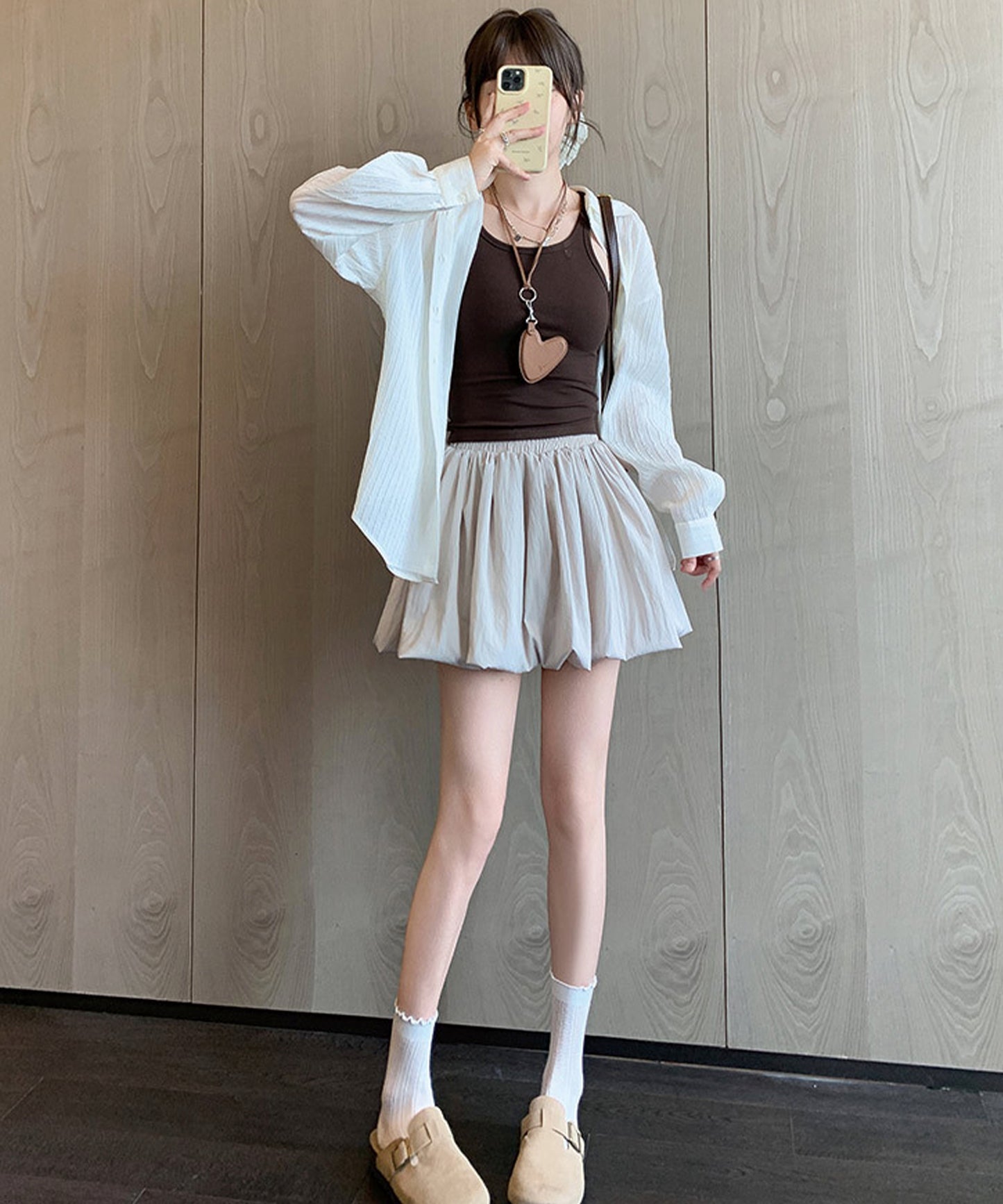 【Jasmine】バルーンシルエットショートパンツ