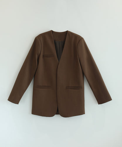 【DECADE CLASSIC】ノーカラー ジャケット