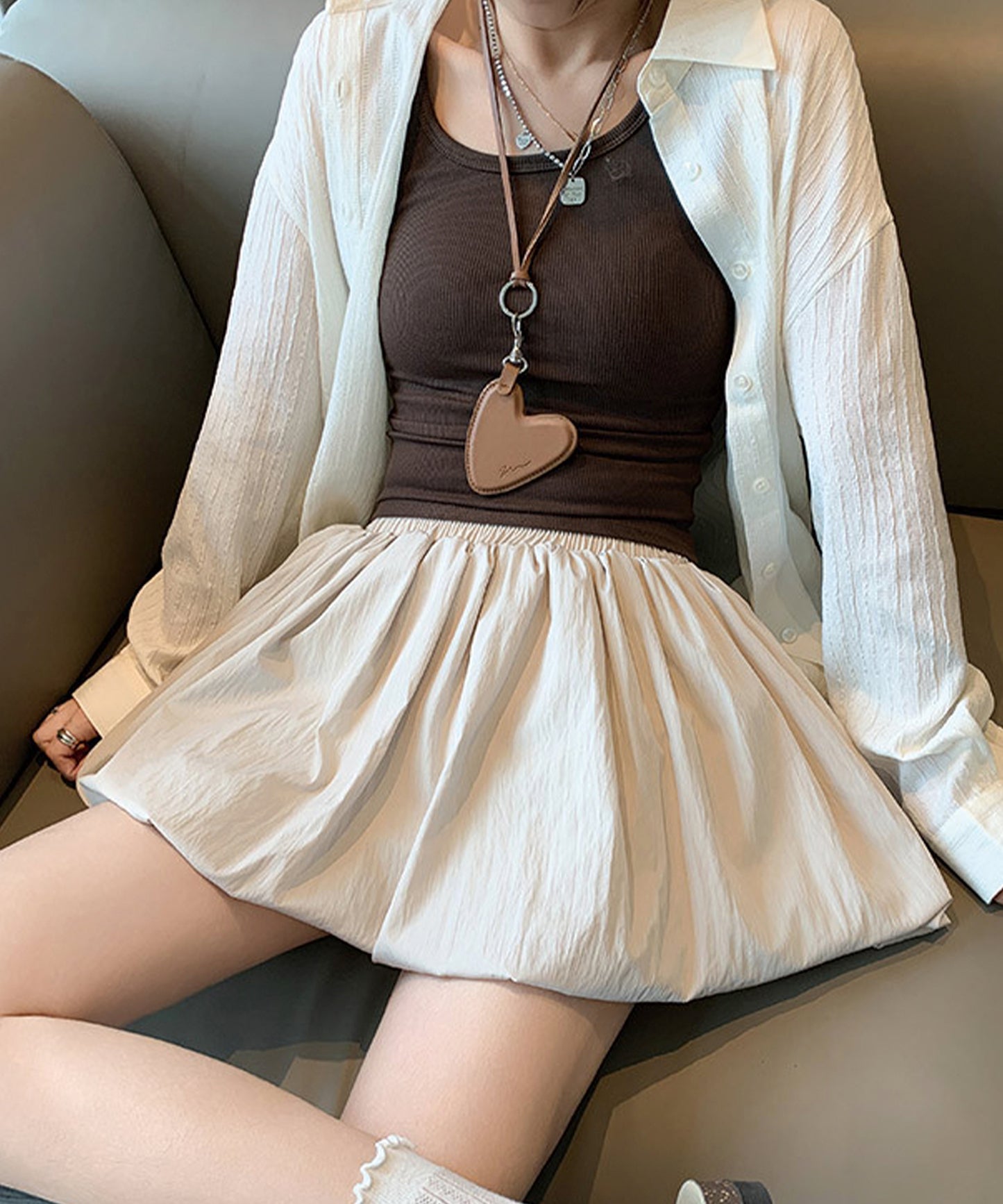 【Jasmine】バルーンシルエットショートパンツ