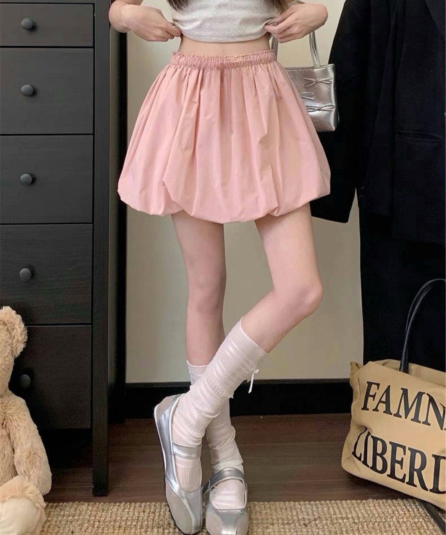 【Jasmine】バルーンシルエットショートパンツ