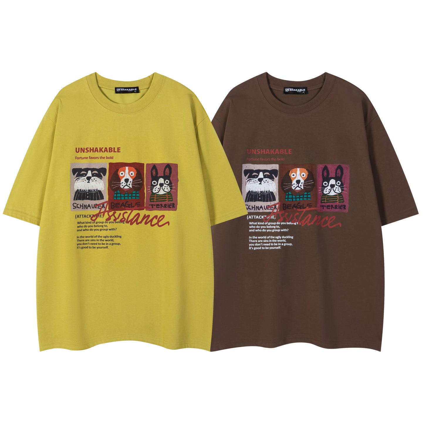 デザイン性のあるTシャツ