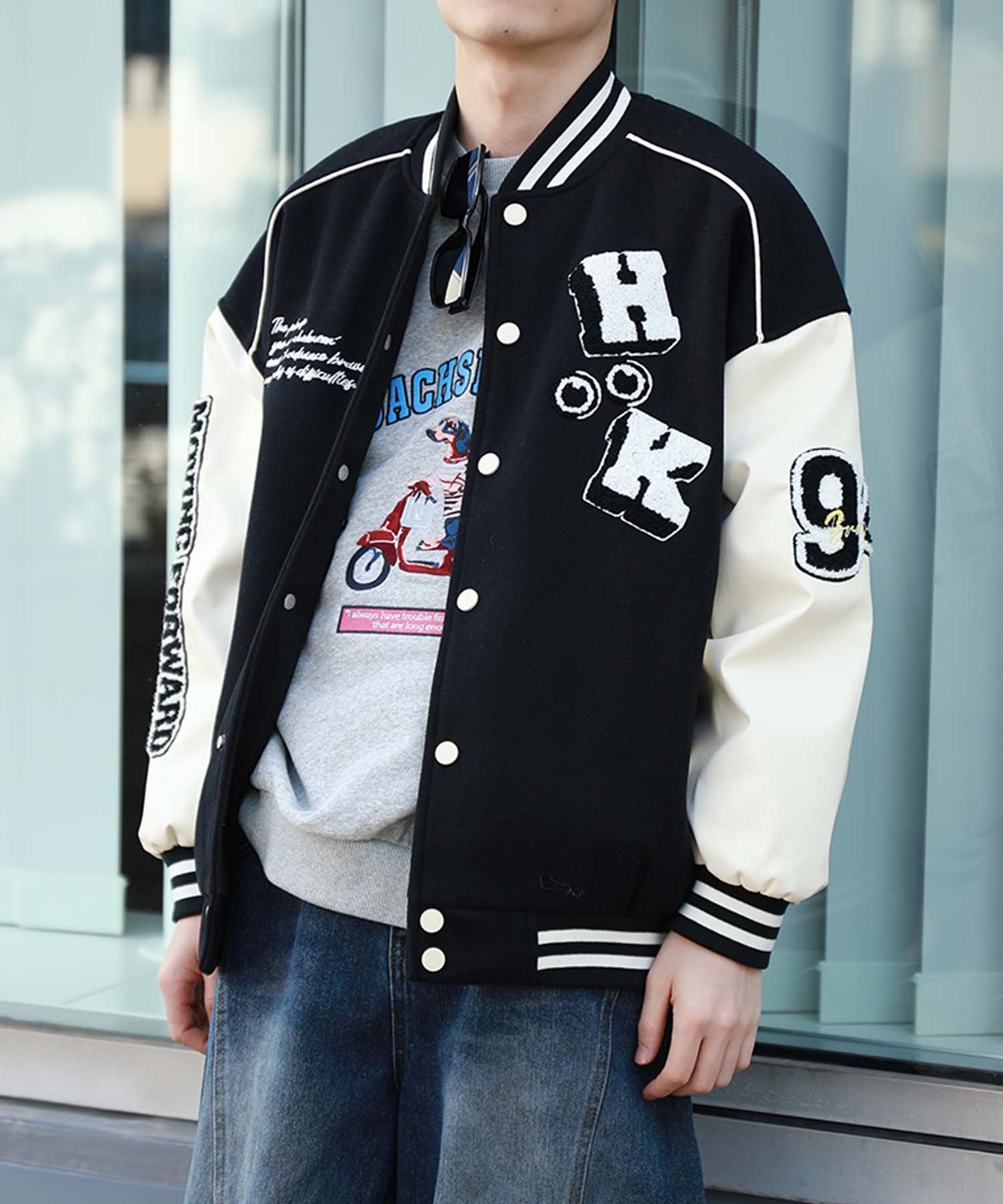 HOOK -original-　サガラ刺繍ワッペンスタジャン