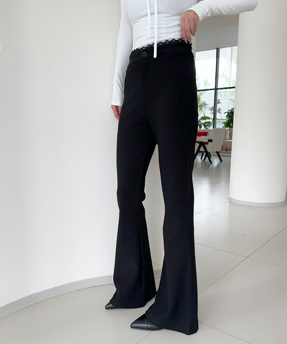 【Jasmine】ハイウエストフレアパンツ