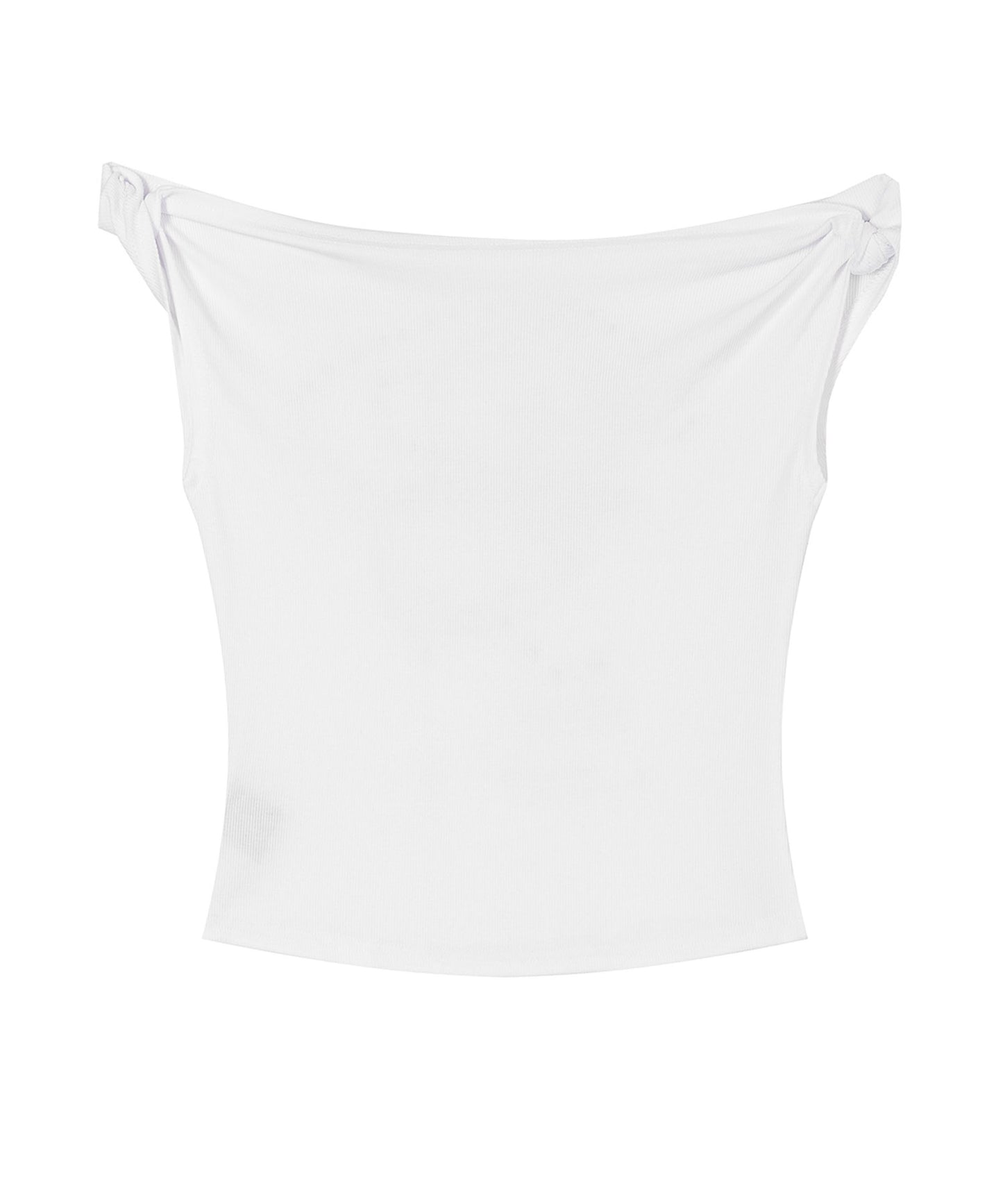 HOOK for girls クロス柄グラフィック オフショルダークロップドTシャツ