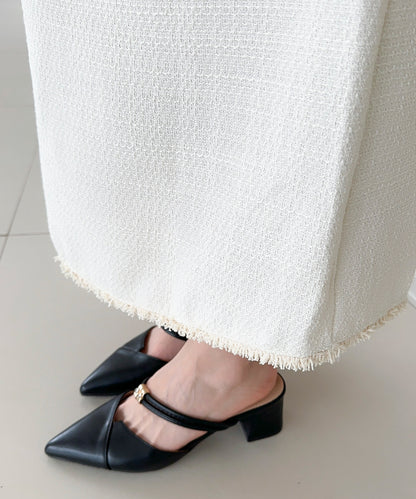 【Jasmine】ツイード調キャミソール＋ロングスカート