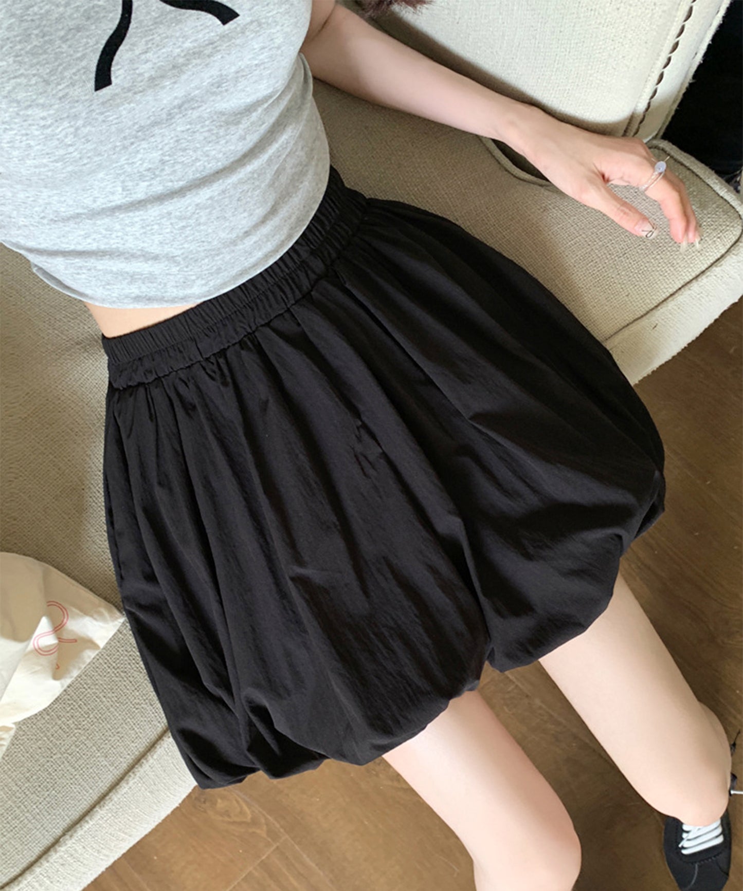 【Jasmine】バルーンシルエットショートパンツ